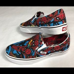 Vans Slip On Marvel Spiderman Mens sz 5.5 Women  7